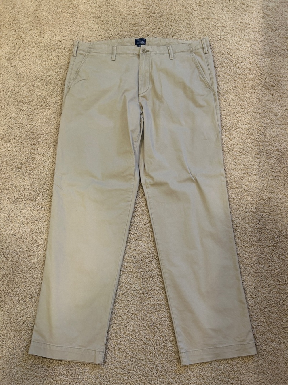 GAP Beige Straight-Leg Chinos